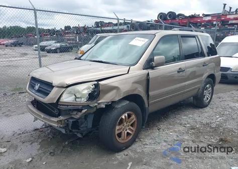 2004 Honda Pilot Ex from USA, damaged, VIN 2HKYF18474H564929